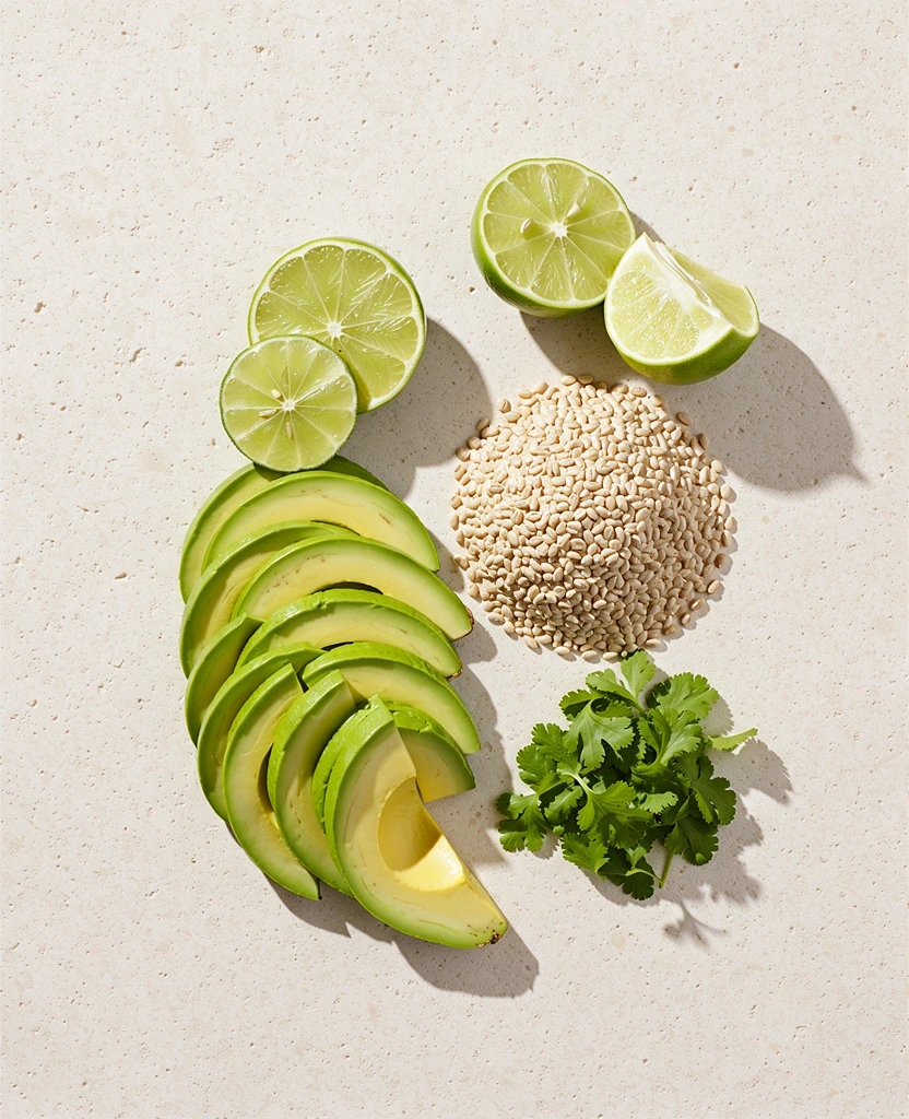 Ingredientes frescos y naturales representativos de la dieta mexicana